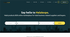 Desktop Screenshot of halalexpo.com